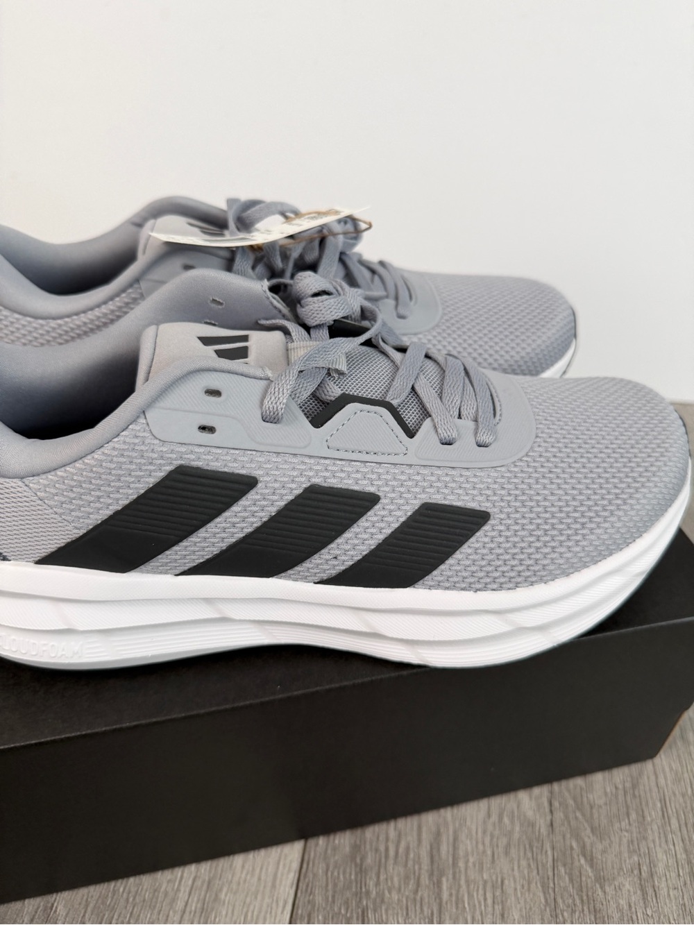 Adidas Men’s Galaxy 7 Running Shoes Gray NWT, Size 10 - Picture 6 of 10